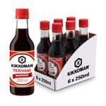 Kikkoman Teriyaki Marinade and Sauce, 250 ml, (Pack of 6)