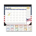 House of Doolittle 2023-2024 Monthly Seasonal Desk Pad Calendar, Academic, 22 x 17 Inches, July - June (HOD1395-24)