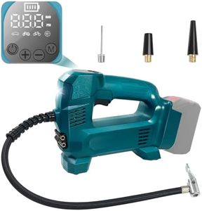 BTRUI Akku Kompressor Inflator für Bosch Professional 18V System Akku, 150PSI tragbare Luftkompressor mit digitalem Manometer für Auto, Motorrad, Fahrrad Bälle (Keine Batterie)