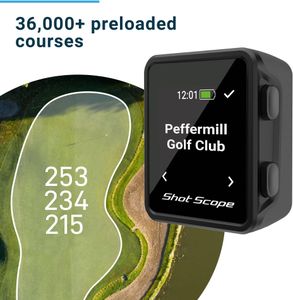 Shot Scope H4 GPS Golf Rangefinder Handheld – Portable Distance Tracker