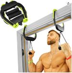 Portable Pull Up Bar,2-generation upgraded version with bearings,doorway pull-up bar installed in just 8 seconds, suitable for home and travel workouts.