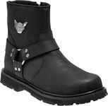 HARLEY-DAVIDSON FOOTWEAR Men's Rambert Motorcycle Boot, Black, 10