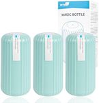 3Pcs WTWD Automatic Toilet Cleaner with Odor Removal, 90 Days Freshness & Tough Stain Fighter - Hands-Free Toilet Bowl Cleaner with Magic Bottle Design