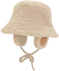 Unisex Fleece Earmuff Bucket Hat Faux Fur SKADI | Ash