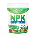 Go Garden Npk 19 19 19 Fertilizer Plant Food For Plants And Gardening Purpose - 400 Grams, Powder