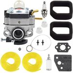 HPENP 753-06258A Carburetor for Ryobi RY251PH RY252CS RY253SS RY254BC MTD 753-06258 2 Cycle 25cc Gas Craftsman Cultivator String Trimmer Brush Cutter 307160001 316299372 316773800