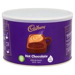 Cadbury Hot Chocolate Original Instant Drinking Hot Chocolate Powder Coated on Truffles, Cakes Milkshakes 1kg Tin | FREE CHRISTMAS SWEETS WITH EVERY PURCHASE - Sold by Essential Products