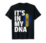 IT'S IN MY DNA Barbados Flag Official Pride Gift Country T-Shirt