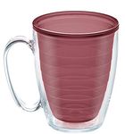 Tervis 1344285 Clear & Colorful Insulated Tumbler, 16oz Mug - Tritan, Elderberry Wild