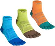 Azarxis Toe Running Socks for Men W