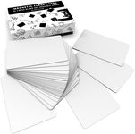 Attractivia Magnetic Cards - 36 Blank Large Dry Erase Whiteboard Magnets/Labels Multipurpose for Office, Education and Home Use