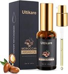 Ultikare Hair Oil, Argan Oil for Curly, Dry and Damaged Hair, Essential Oil Helps Shiny, Smooth, Repair Serum for All Hair Types, Natural Skin Care - Massage Treatment 1.69fl.oz