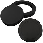 JJHXSM 2pcs Foam Speaker Enhancer for 6-inch and 6.5-inch Speakers, Speaker Insulation Ring, Soundproof Cotton Pad, Black