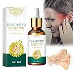 KOAHDE Tinnitus Ear Oil,Tinnitus Relief Drops,Organic Ear Ringing Drops,Ear Care Drops,Ear Ringing Relieve Drops,Ear Pain Relief Ear Drops,Ear Drops for Effective,Relieves Ear Aches,Infections,20ML