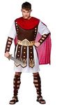 (L) Mens Roman Centurion Costume for Ancient Historic Fancy Dress Mans Male(Size: Large 42-inch - 44-inch Chest)