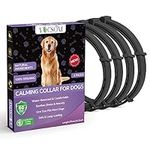 Dog Calming Collar, Calming Pheromone Collar for Dogs, Adjustable Waterproof Natural Anxiety Relief Anti Stress Calm Collar with 60 Days Long Calming Effect 4 Packs 23.2In, Black