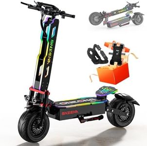 7000W Dual Moter Electric Scooter Adults, 60V 38Ah Battery Support 70Miles Range, Supplied Seats and Front Bag, Commuter Scooter with Foldable Function Eectric Scooters