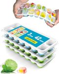 Ice Cube Trays for Freezer - 3 Pack