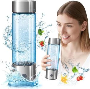 CosyEasy Hydrogen Water Bottle Generator, Portable Hydrogen Rich Water Glass Health Cup, Hydrogen Water Ionizer Machine Rechargeable for Home Travel