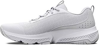 Under Armour Men's Dynamic Select Cross Trainer, (100) White/White/Halo Gray, 13