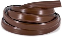 InstaTrim The Original Flexible Trim - 10ft Dark Brown 1/2" Wide Caulk Tape - Adhesive Trim with Many Uses Including Caulking for Bathtubs, Sinks, Counters, Tile, Floors - Made in USA