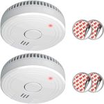 ELRO FS180521M 2-Pack Smoke Alarm with Magnet Mounting 5 Year Battery and Conforms to EN14604, White, 2er Packung, Set of 2 Pieces