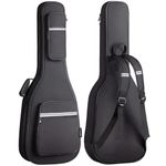 Musical Electric Guitar Bag Premium Padded Gig Bag Soft Case 0.5inch Thick Padding with Reflective Bands