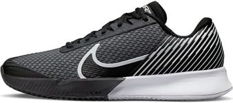 Nike Men's M Zoom Vapor Pro 2 Cly Trainers, Black White, 10 US