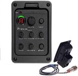 3 Band Guitar Preamp EQ Equalizer for Acoustic Guitars Equalizer One Board of Preamp Pickup Tuner Guitar Tool