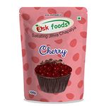 ASK Foods | Cherry | Karonda Cherry | Red Karonda | Baking Decoration | Cake , Dessert Decoration | Cupcake Toppings (Pack of 1)