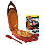 High Street TV Red Copper 5-Minute Chef - Omelette Pan Non-Stick Omlette Maker Cooker That Will Cook Your Favourite Meals in 5 Minutes or Less