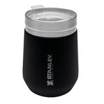 Stanley Go Everyday Tumbler 0.29L - Stainless Steel Travel Mug For Wine, Cocktails, Coffee, Tea - Keeps Cold / Hot For Hours - BPA-Free - Dishwasher Safe - Matte Black Pebble