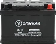 Yimatzu AGM Automotive Battery, Group 48 (H6 / L3), 12V, 820 CCA, 75Ah