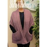 Knitting Pattern for Pocket Scarf, Pocket Scarf Knitting Pattern, Chunky Yarn Knitting Pattern for Shoulder Warmer Scarf, Ladies Knitting Pattern, KP596