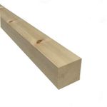 Pine Planed All Round Timber 50mm x 50mm (2" x 2") - 3.0 Metres (Pack of 4)