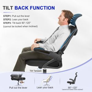 Ergonomic High Back Office Chair – Adjustable Lumbar Support