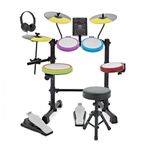 Junior Electric Drum Kit for Kids Electronic Drum Kit Starter Pack 8-piece Quiet Mesh Drum set