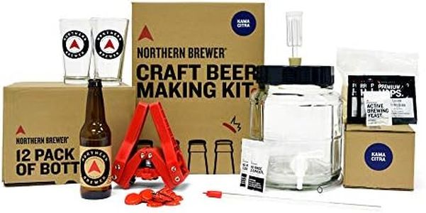 Northern Brewer - All Inclusive Gift Set 1 Gallon Homebrewing Starter Kit with Recipe (Kama Citra IPA)