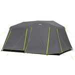 CORE 9 Person Tent | Large Multi Room Tent for Family with Full Rainfly for Weather Protection and Storage for Camping Accessories | Portable Huge Tent with Carry Bag for Outdoor Car Camping