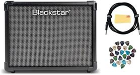 Blackstar ID:Core 10 V4 Stereo Digital Combo Amplifier Bundle with Instrument Cable, Picks, and Austin Bazaar Polishing Cloth