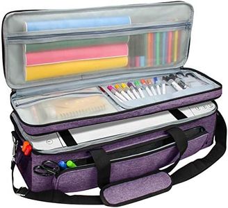 Carrying Case for Cricut Explore Air 1 2 3, Luxiv Double-Layer Bag Compatible with Cricut Maker 1 2 3, Carrying Bag Case for Cricut Explore Air/Air 2/Air 3 Portable 2 Layer Bag for Cricut Cut Machine