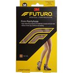 FUTURO Restoring Pantyhose for Women, Firm Medium Nude 1 Pair