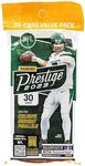 2023 Panini Prestige Football Trading Card Cello Value Pack - 30 Cards per Pack