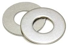 1/2" Stainless Flat Washer, 1-1/4" Outside Diameter (100 Pack)- Choose Size, by Bolt Dropper, 18-8 (304) Stainless Steel