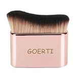 GOERTI Professional Body Makeup Brush for Blending Liquid Foundation Self Tanner Vegan Face Kabuki Brush for Body Self Tan Bronzer Shimmer Glow Concealers Cream Powder High Density Body Brush