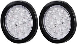 Astra Depot 2pcs RED 4" Round LED B