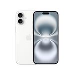 Apple iPhone 16 Plus 128 GB: 5G Mobile phone with Apple Intelligence, Camera Control, A18 Chip and a Big Boost in Battery Life. Works with AirPods; White