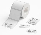 NIIMBOT B1 Label Tape B21 Self-Adhesive Labeling Tape 0.98" X 1.18" (25x30/2 mm) Thermal Label Print Paper NIIMBOT Labels for Barcode/Address/Mailing/Logo/Business/Home Tag, 460 Labels/Roll, White