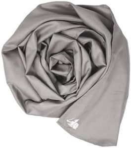 DefenderShield® EMF 5th Generation Wireless Emission Radiation Protection Shielding Scarf - One Size for Men and Women, Grey, One Size