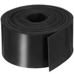 OUNONA 1 Roll Rubber Strip Rubber Sheet Solid Rubber Strip Sheets Rolls for Weather Stripping Flooring Seals